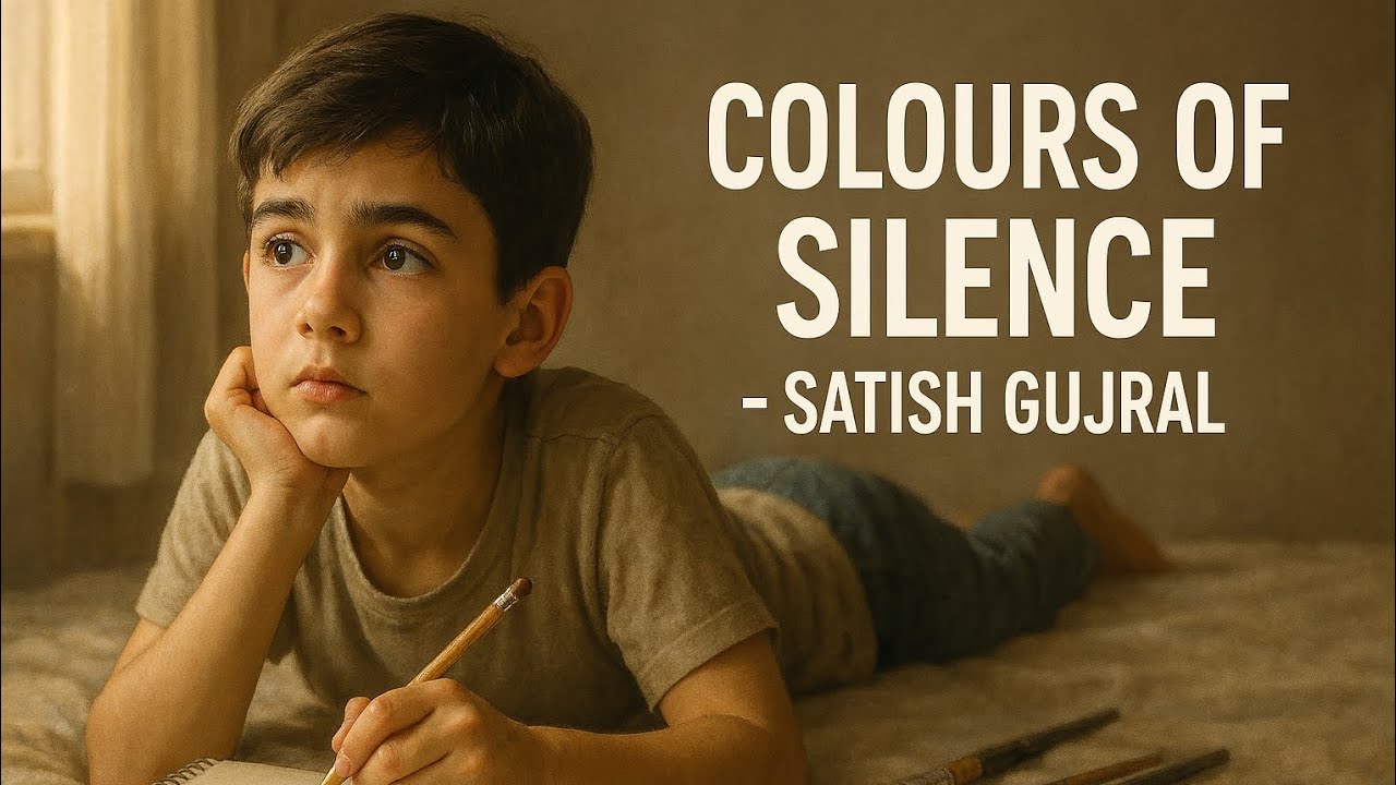 COLOURS OF SILENCE BY SATISH GUJRAL  Published by the National Book Trust of India  Class 10 English
