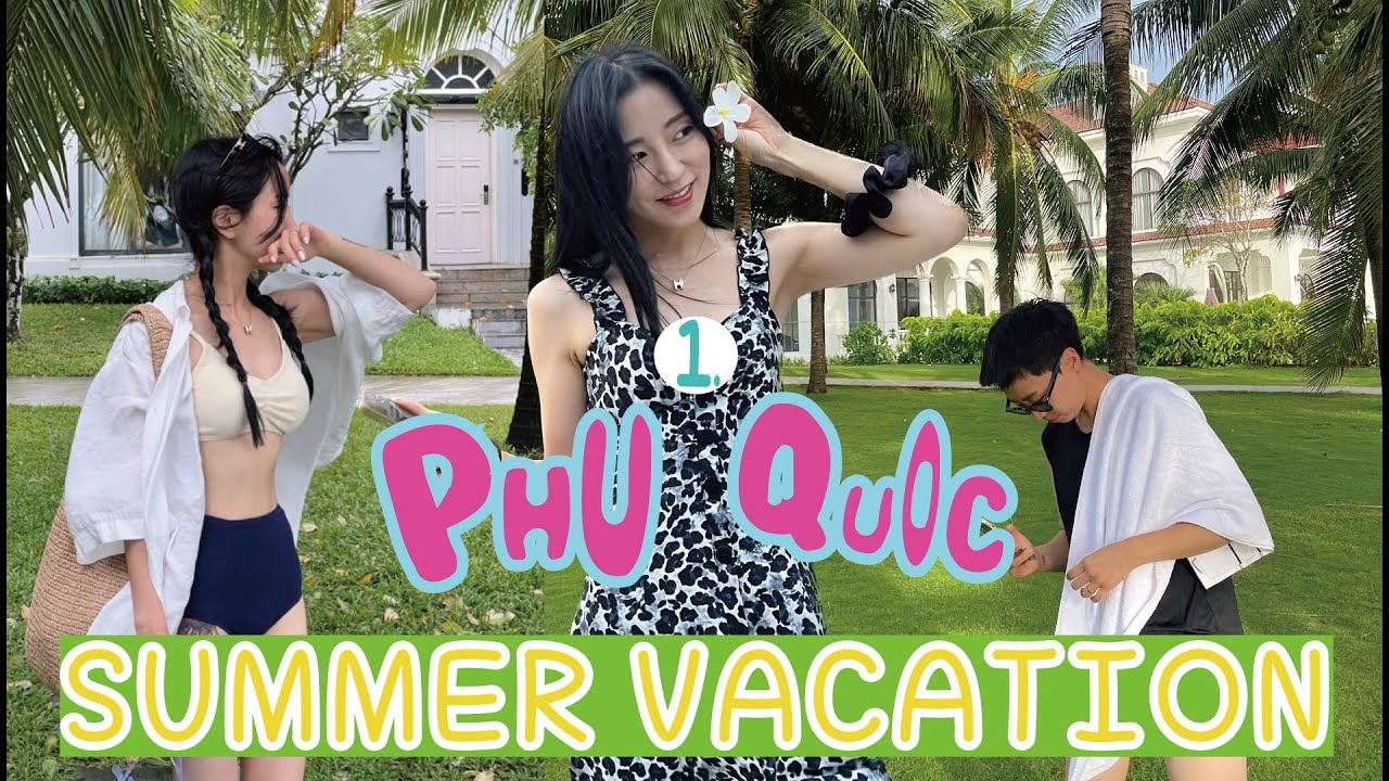 Summer vacation in Phu Quoc 여자친구랑 함께하는 첫 휴양지 Vlog / 여름 휴가는 푸꾸옥 / 하노이 경유 / 멜리아 빈펄 / 빈펄 사파리 ( 레즈커플 )