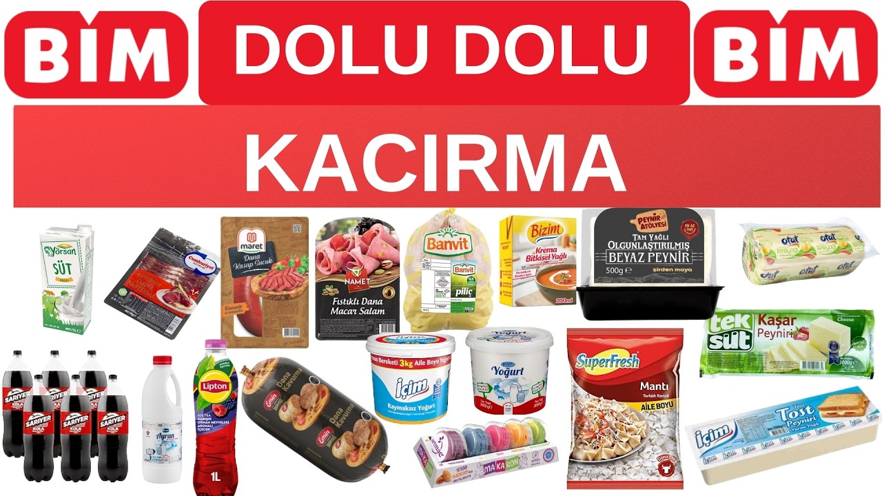 BİM Dolu Dolu Kataloğu: Piliç, Peynir, Süt Ürünleri! 🛒