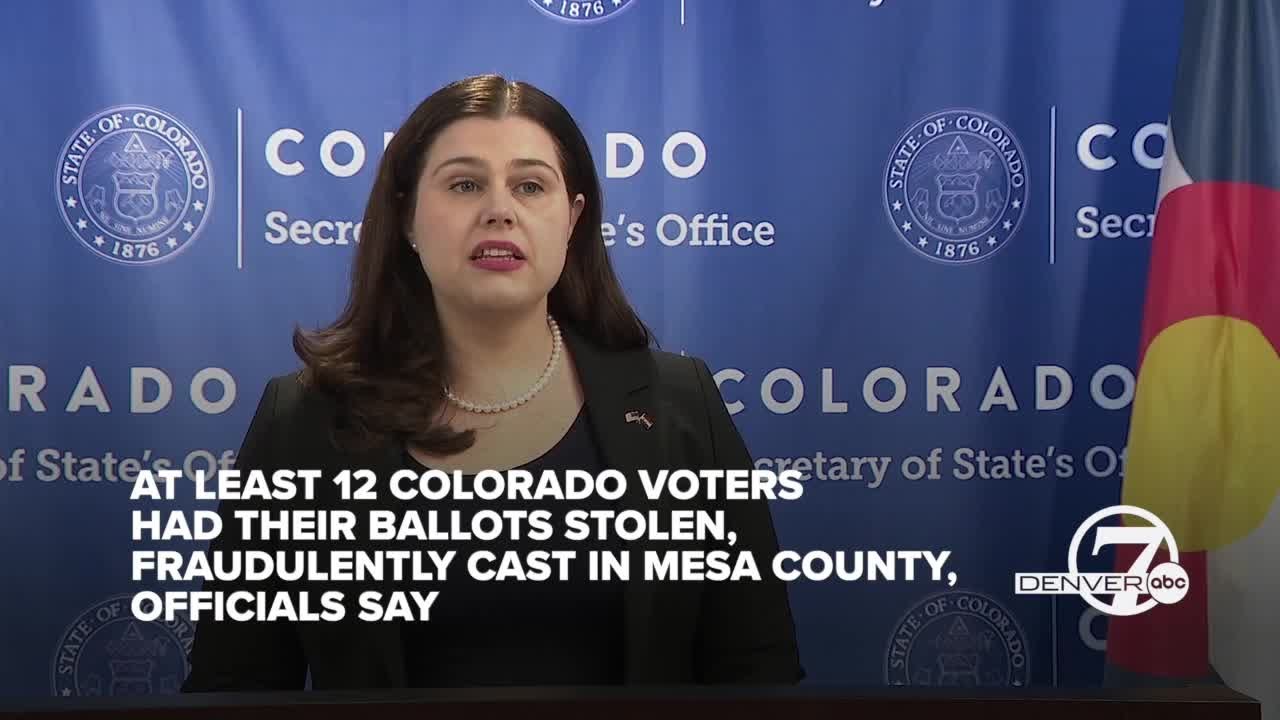 Mesa County thwarts voter fraud effort after 12 stolen ballots were cast | Full press conference