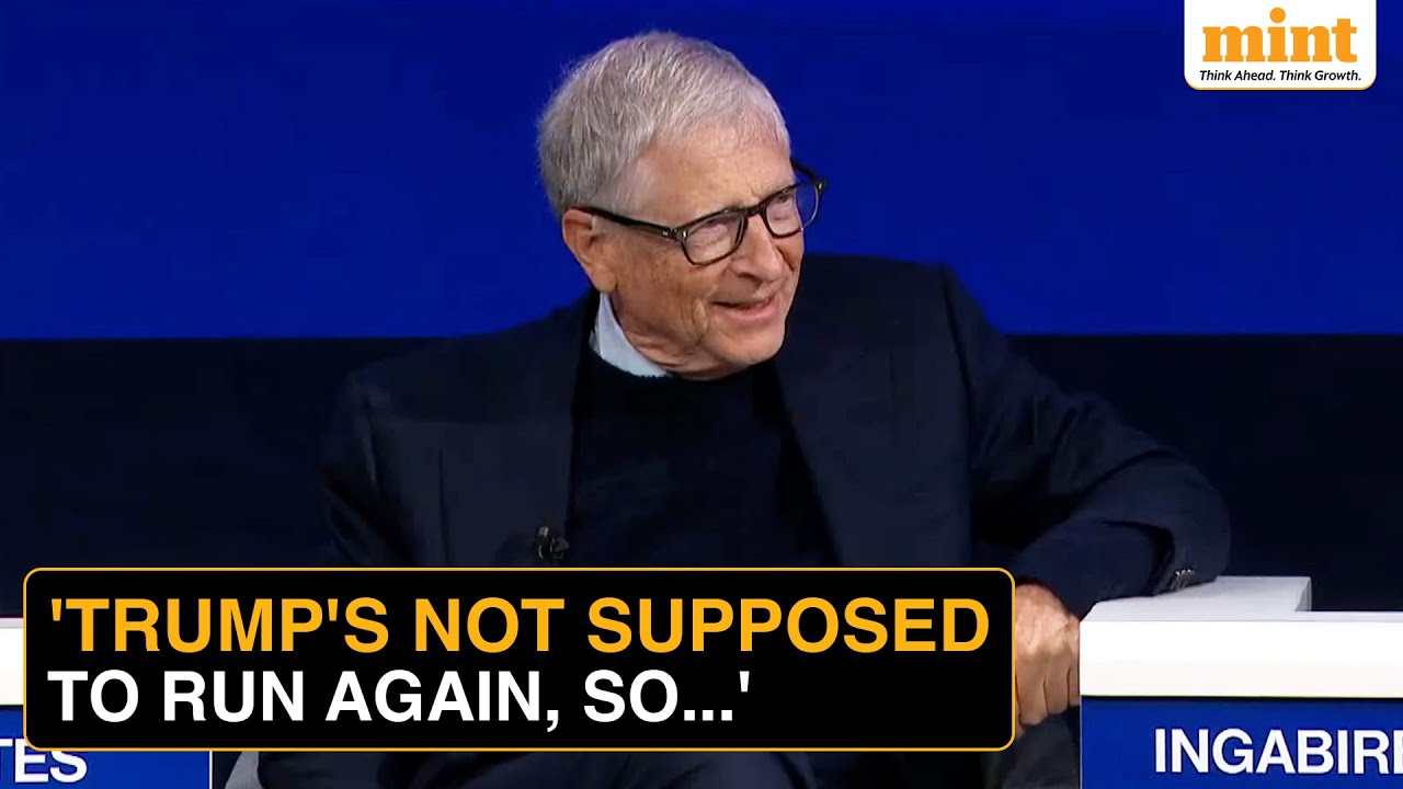 Bill Gates' Joke At Davos Leaves Crowd In Splits, Says 'Trump's  A Complicated Topic'