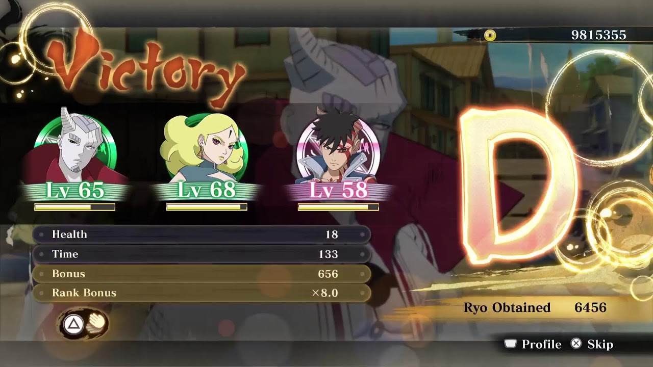 NARUTO boruto CONNECTIONS PS5 Online Rank