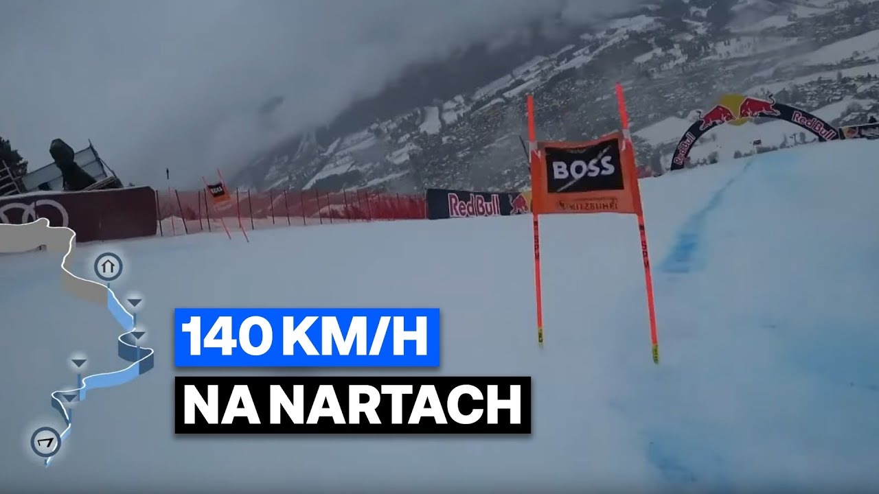 Co widzi narciarz na najbardziej ekstremalnej trasie alpejskiej? 👀 Kitzb&uuml;hel #pov