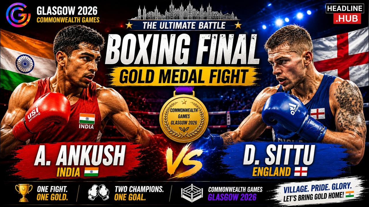🥊 A. Ankush vs D. Sittu | BOXING FINAL 🥇 | Gold Medal Fight | Commonwealth Games Glasgow 2026