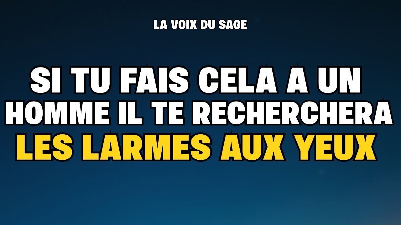 IL TE RECHERCHERA LES LARMES AUX YEUX SI TU FAIS ÇA (STOÏCISMES)