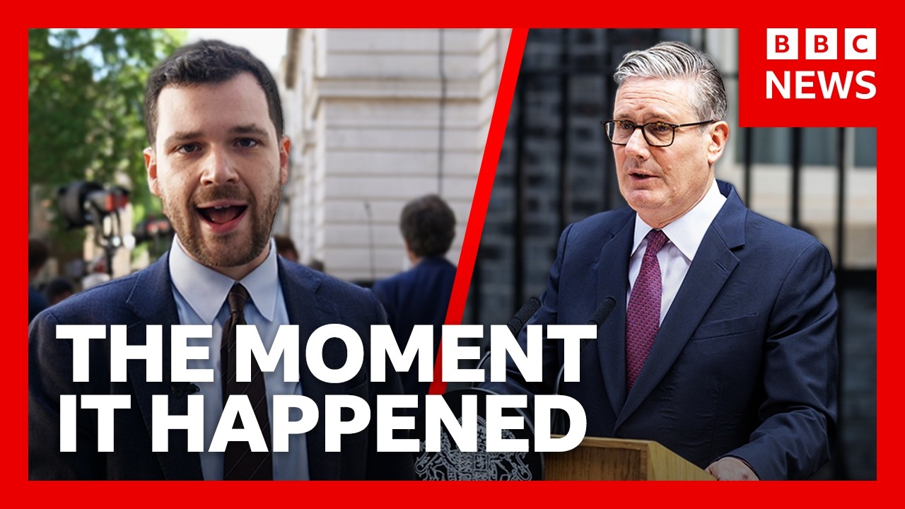 How Keir Starmer&rsquo;s resignation unfolded outside No 10  | BBC News