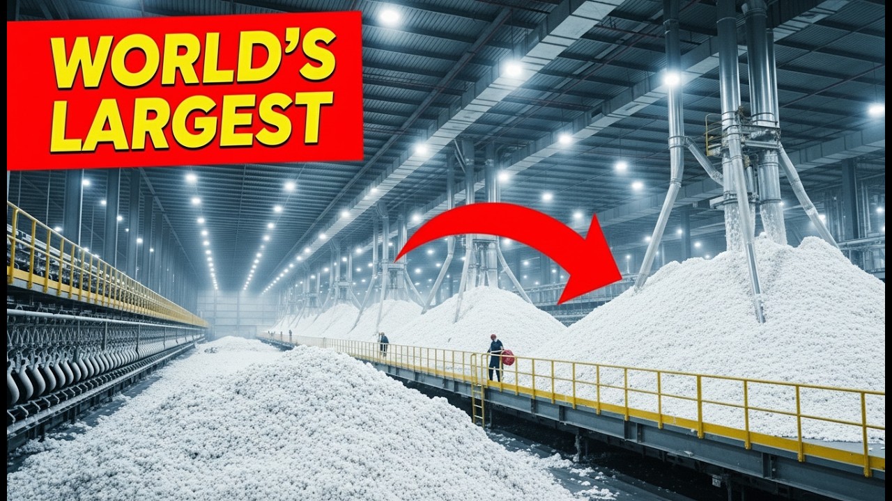 Inside the World’s Largest Cotton Factory | Full Production Process | How It’s Made