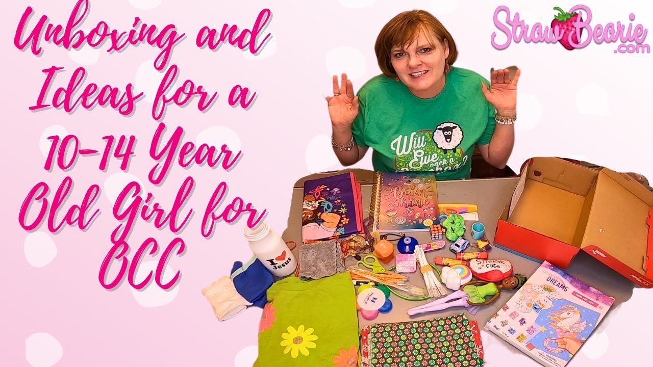 10 14 Year Old Girl Shoebox Unboxing and Ideas for Operation Christmas Child