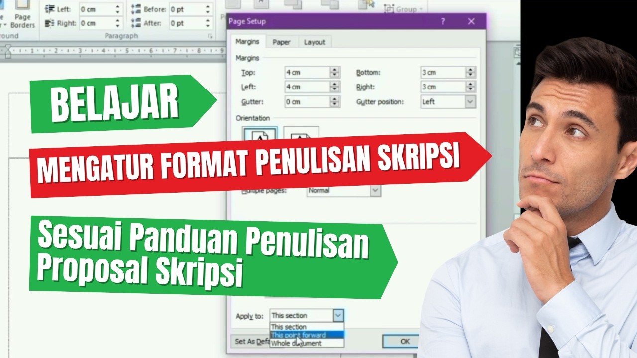 Cara Mengatur Format Penulisan Skripsi Sesuai Buku Panduan Penulisan Proposal Skripsi
