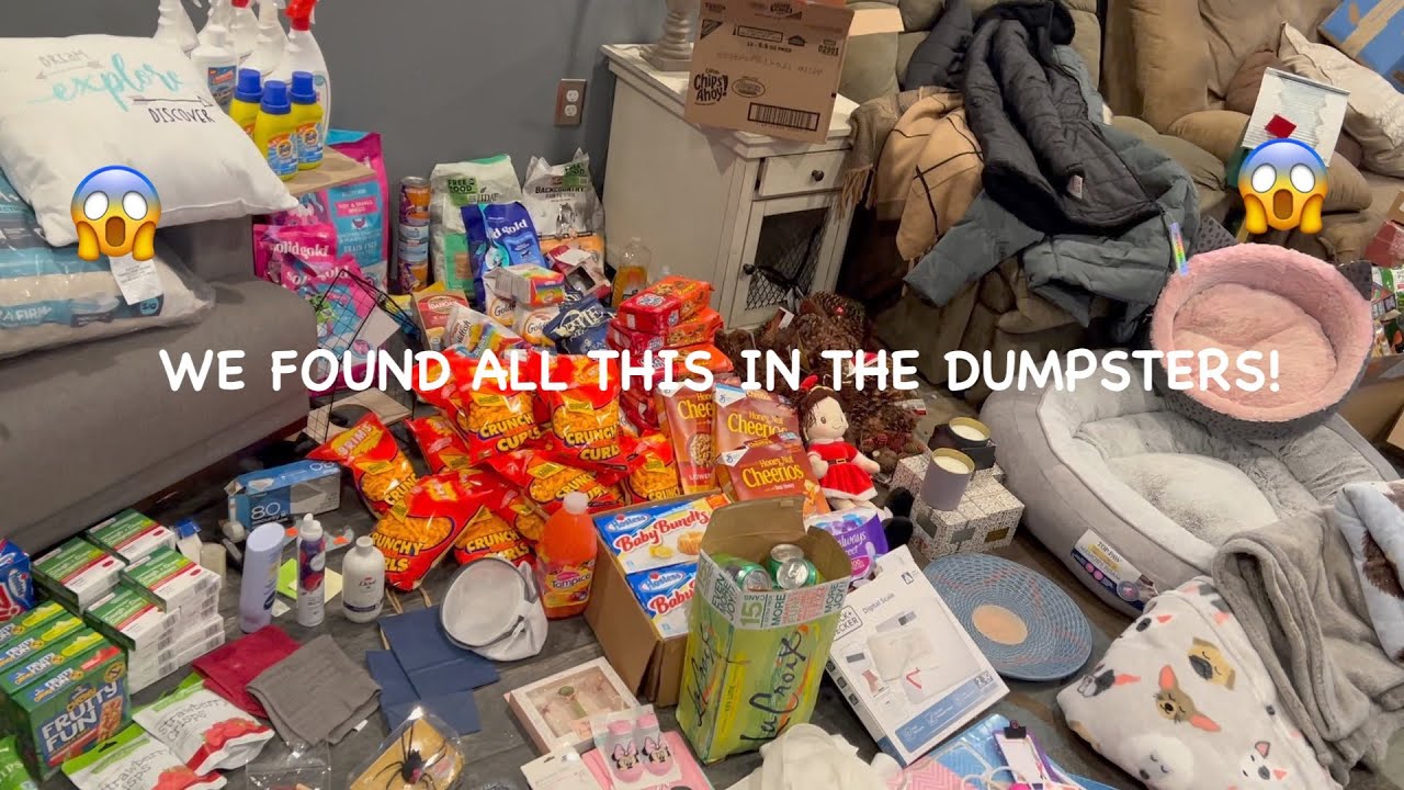 DUMPSTER DIVIN//NO LIE ...EVERY DUMPSTER WE CHECKED HAD AWESOME STUFF IN IT!!!! ANOTHER MEGA HAUL😱