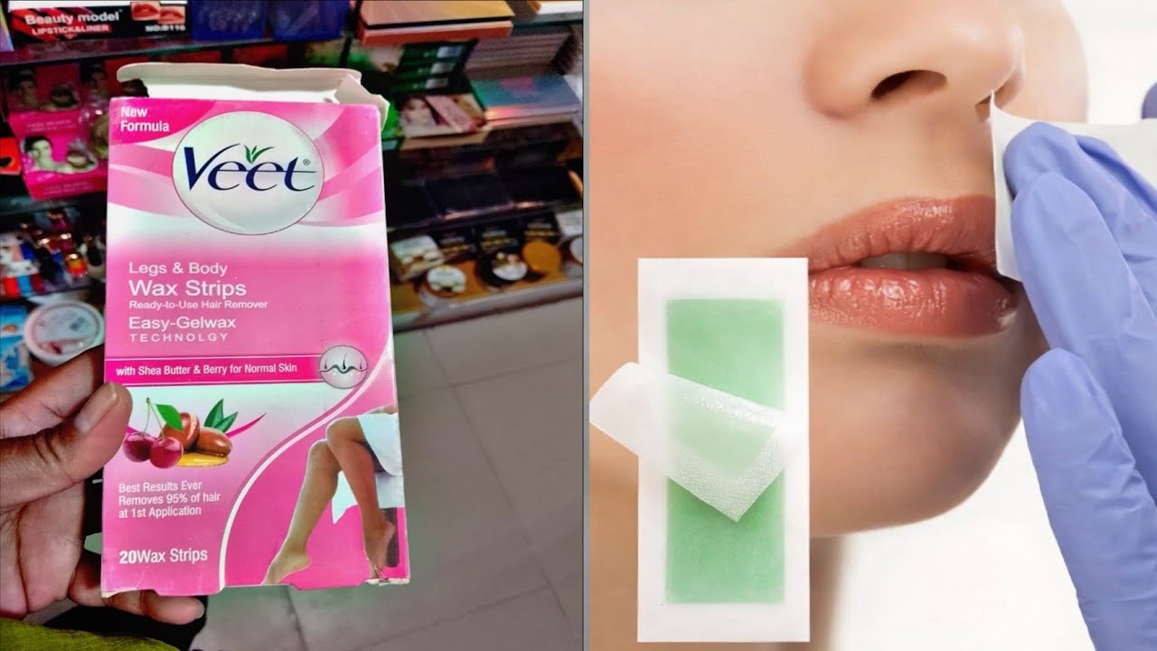 Waxing My Face For The First Time 😰| Veet Wax Strip Review & My Experience 😱 #VeetWaxStripsForFace