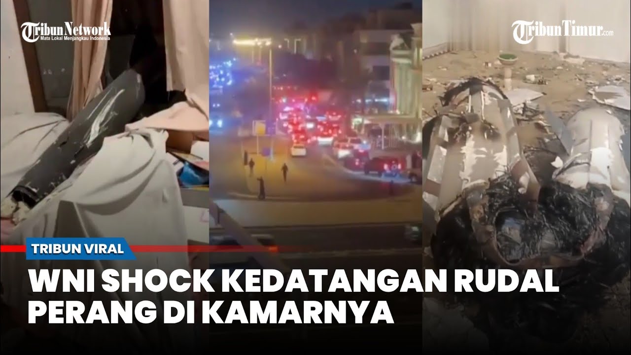 Rumah Warga Sipil di Kuwait Dihantam Rudal Amerika-Israel Hingga Iran, WNI Shock Liat Puing Rudal