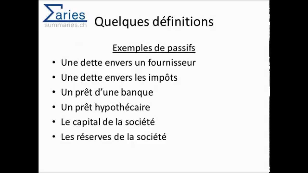 Introduction à la comptabilité 1