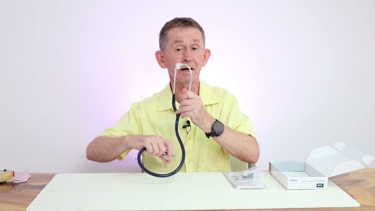 MDF Acoustica Lightweight Stethoscope - Review & Demo