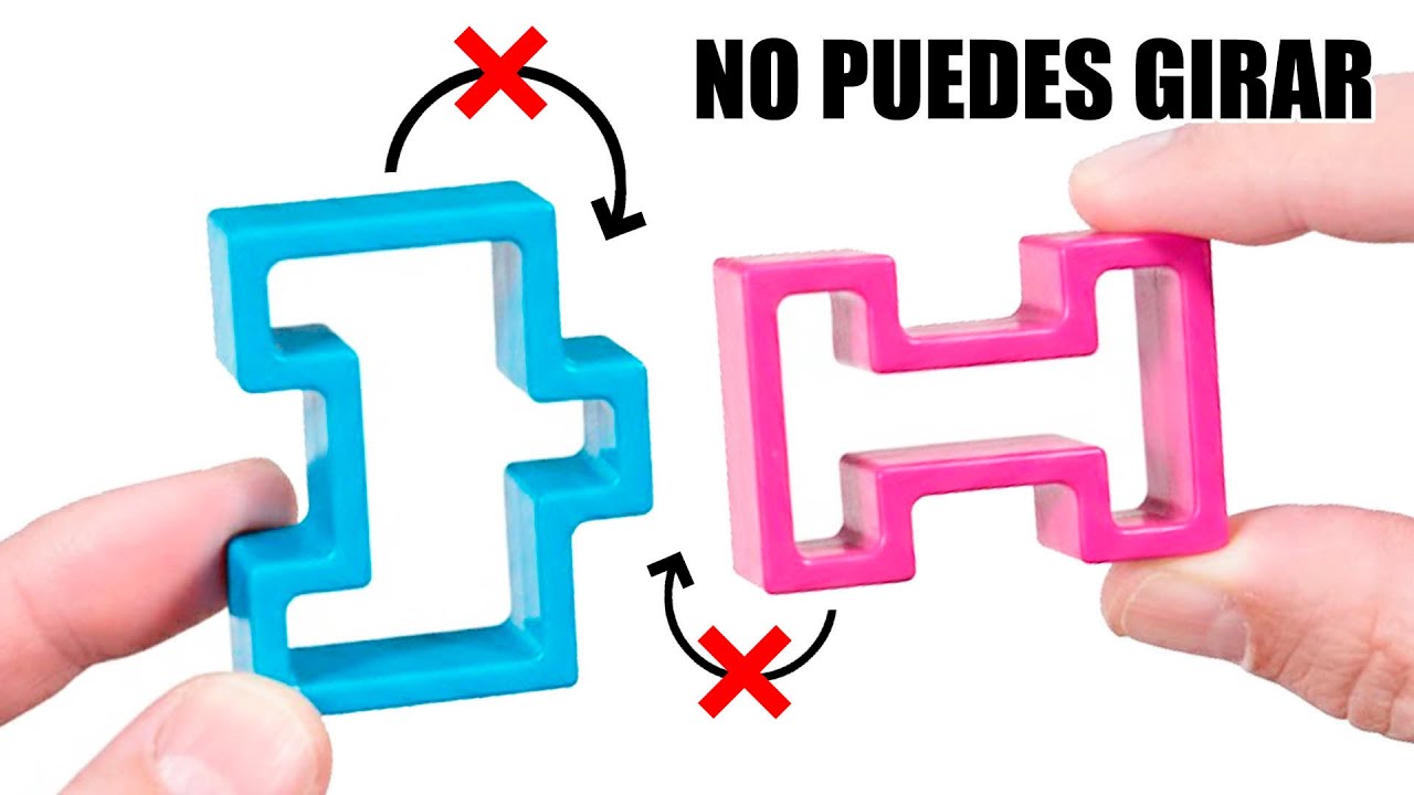 ENCAJA LAS PIEZAS SIN GIRAR ¿CÓMO LO HARÍAS?