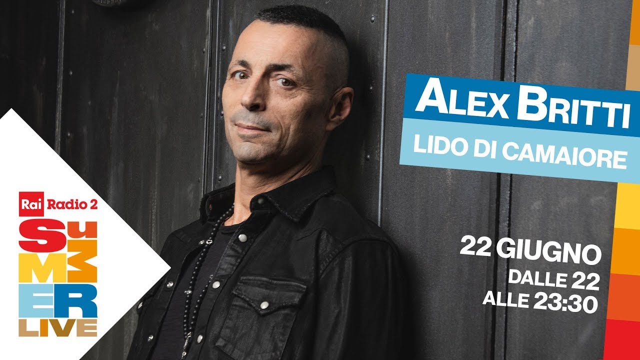 Alex Britti in concerto a Lido di Camaiore per Radio2 Summer Live