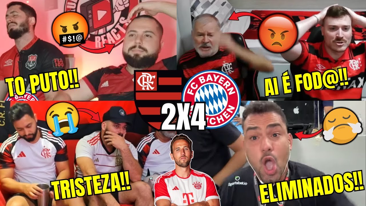 🤬REAÇÕES DOS FLAMENGUISTAS FURIOSOS COM A ELIMINAÇÃO | FLAMENGO 2 X 4 BAYERN REACT MUNDIAL DE 2025