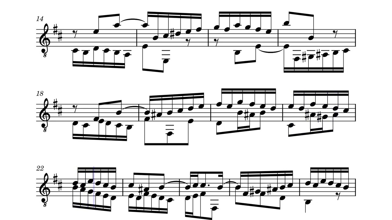 Invention No. 3 In D Major, BWV 774 – Johann Sebastian Bach