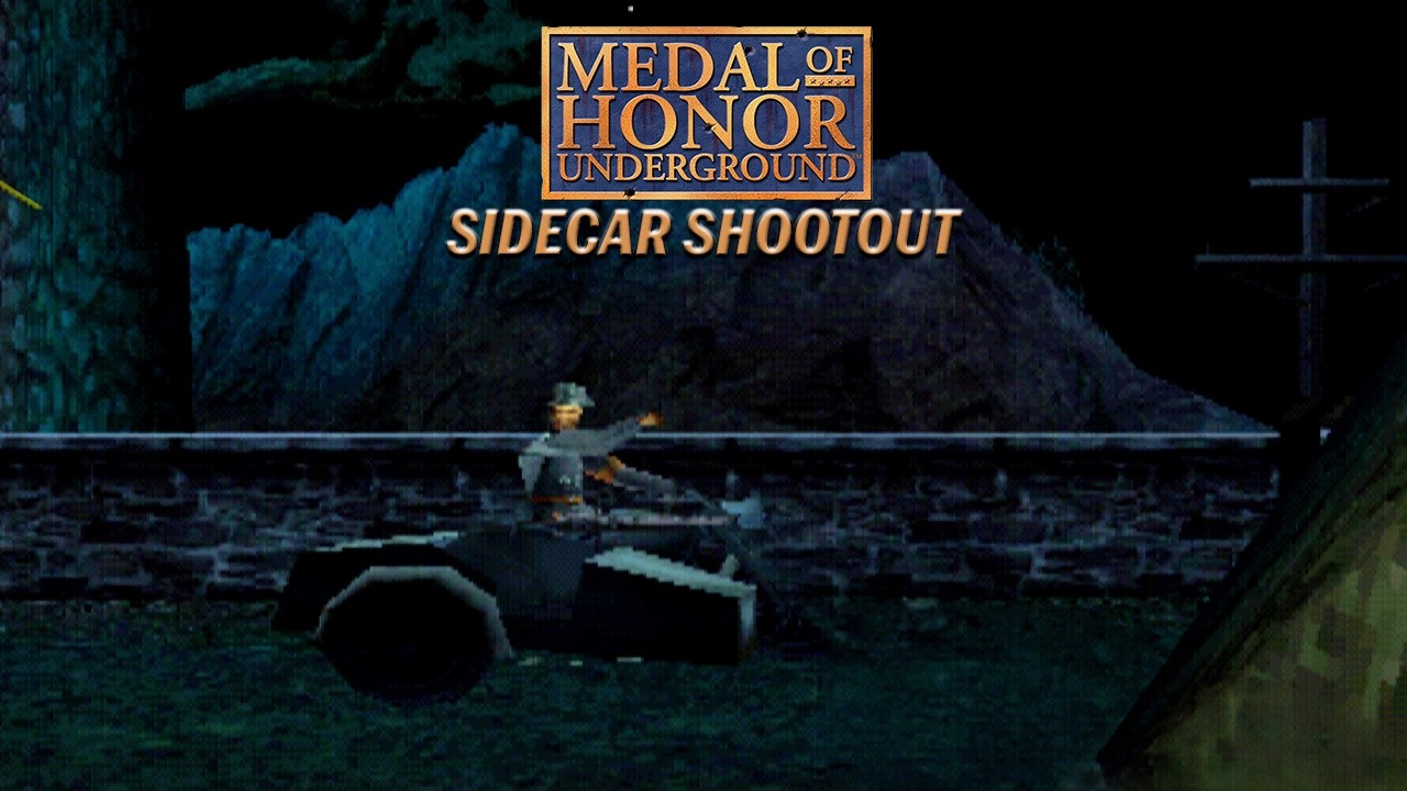 Medal of Honor Underground: Sidecar Shootout | Hard Gameplay