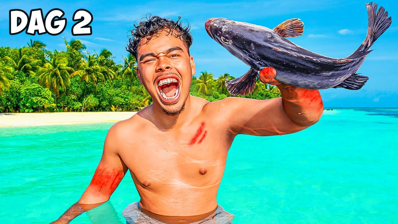 Ik Overleefde 7 Dagen Op Een Onbewoond Eiland! - Dag 2