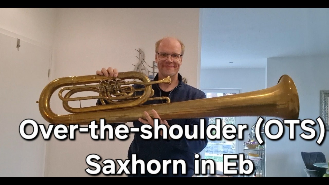 Over-the-Shoulder-(OTS) Saxhorn in Eb - American Civil War Musical Instrument
