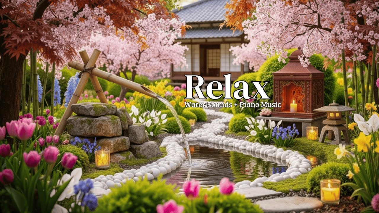 Sleep Music and Sound of Water 🌿 Calm Mind, Anxiety Relief, Deep Sleep