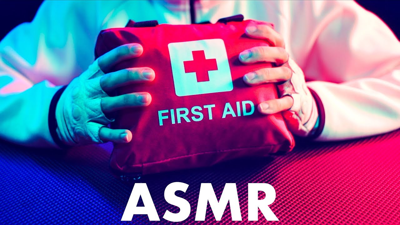 ASMR First Aid Kit UNBOXING 🚑122 Triggers Items 💉NO TALKING