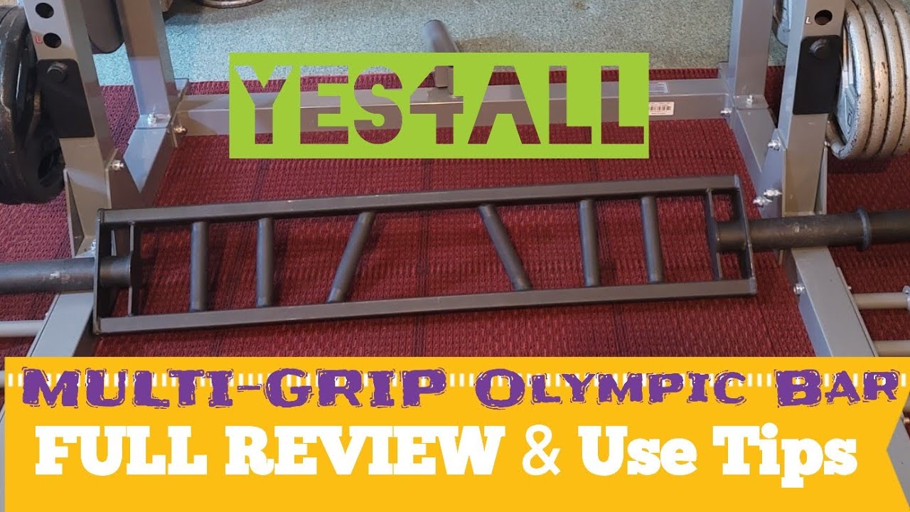 YES4ALL Olympic MULTI-GRIP Barbell / FULL REVIEW & Use Tips