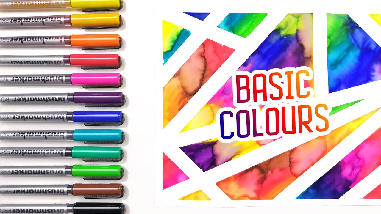 KARIN Brushmarker PRO Zestaw BASIC COLOURS - tutorial