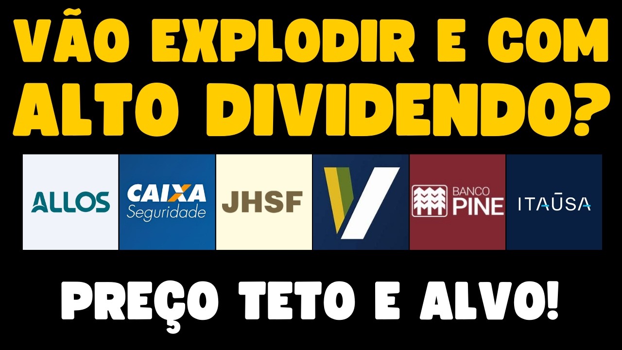 6 A&ccedil;&otilde;es que Podem Disparar Pagando Altos DIVIDENDOS!