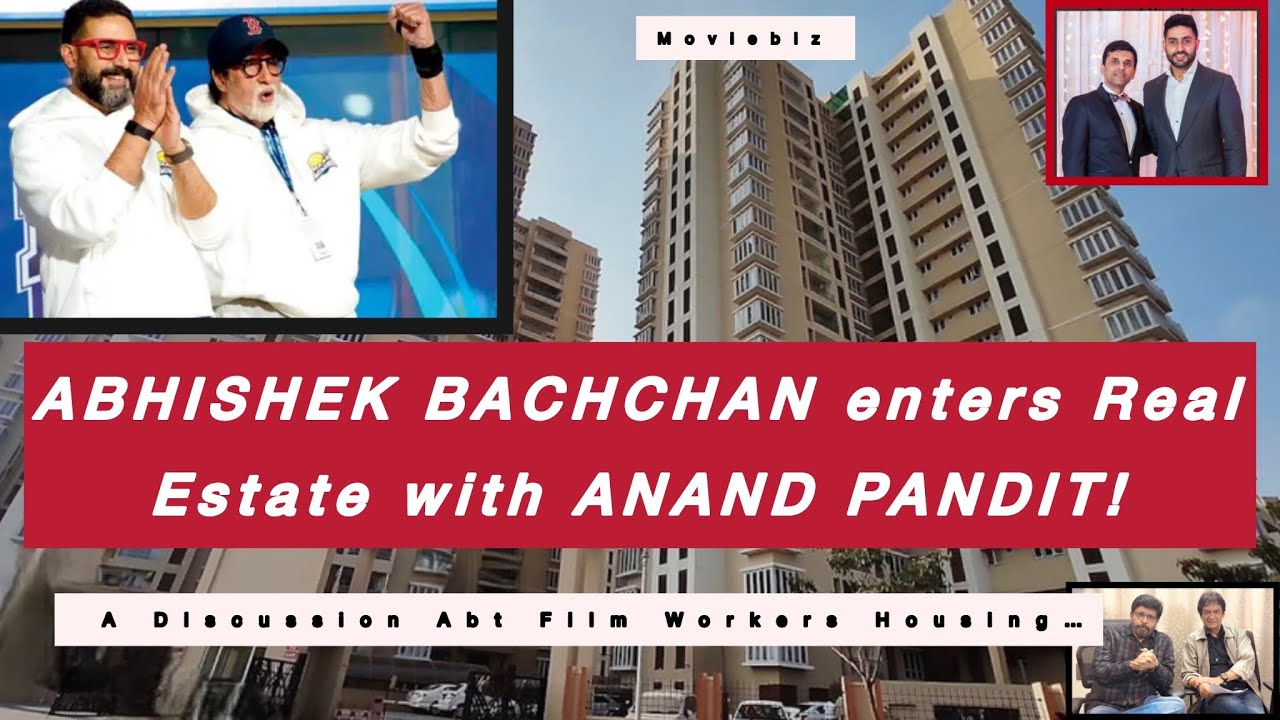 ABHISHEK BACHCHAN ENTERS REAL ESTATE WITH ANAND PANDIT! #bollywoodnews