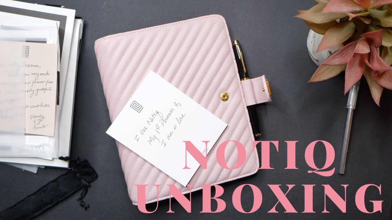 NOTIQ PLANNER UNBOXING ✨ QUILTED A5 RINGS ✨ I FINALLY GOT MY DREAM PLANNER
