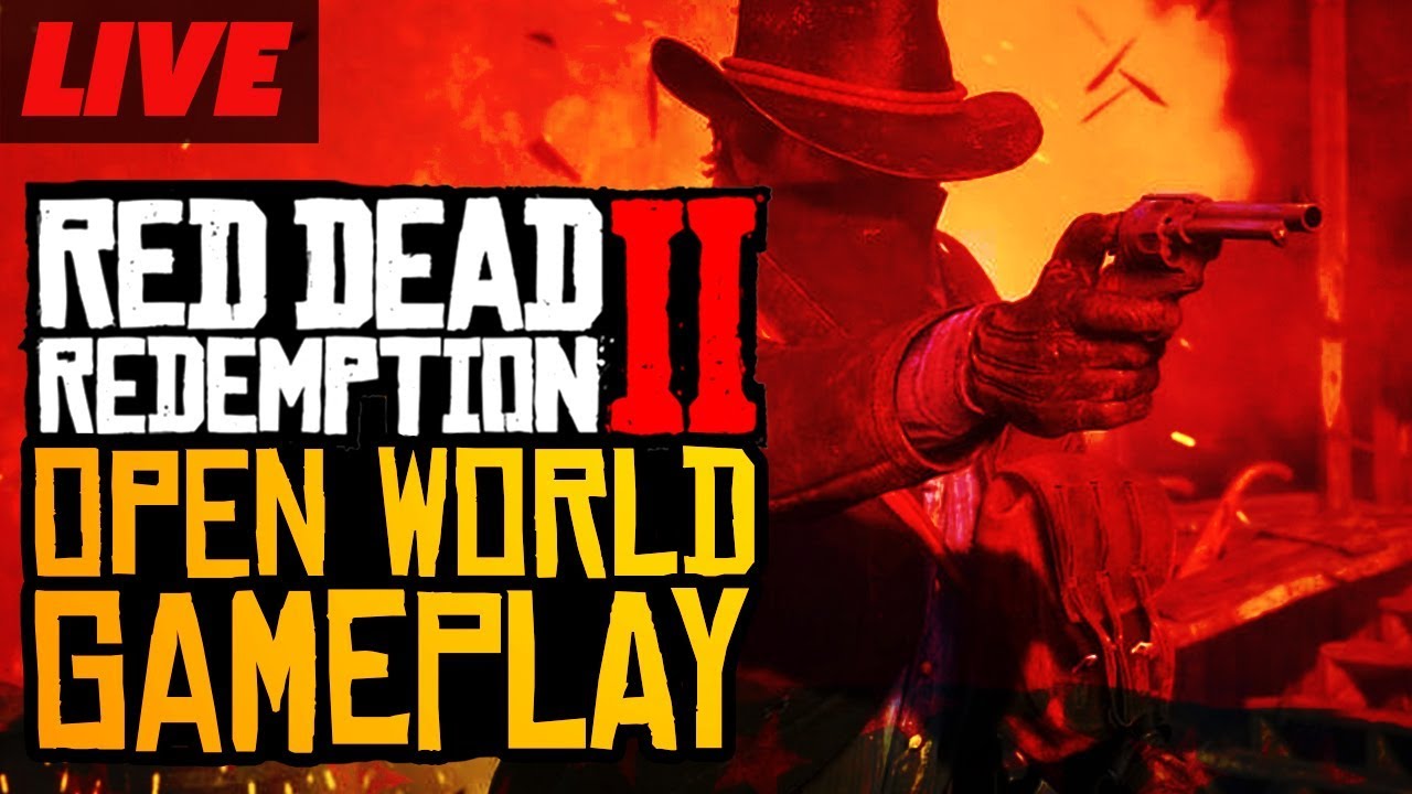 Red Dead Redemption 2 Open World Livestream (No Spoilers)