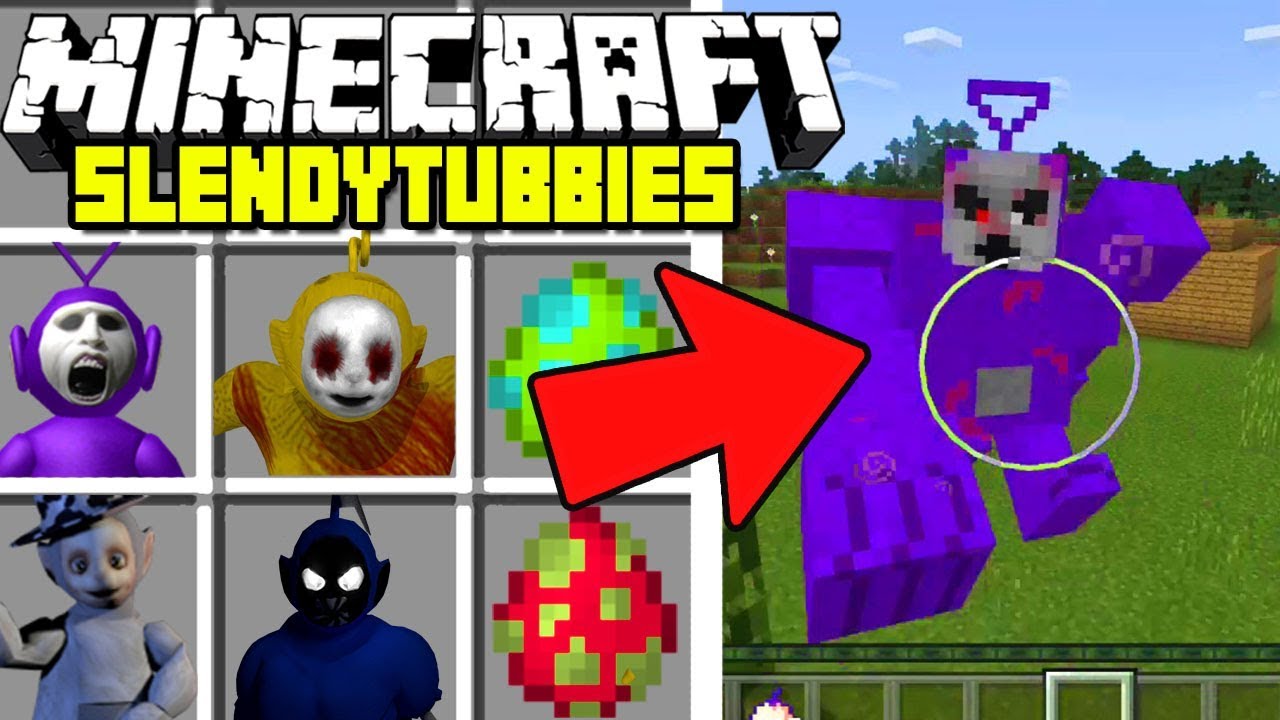 Minecraft SLENDYTUBBIES MOD! | SPAWN EVIL TINKY TANK | Modded Mini-Game