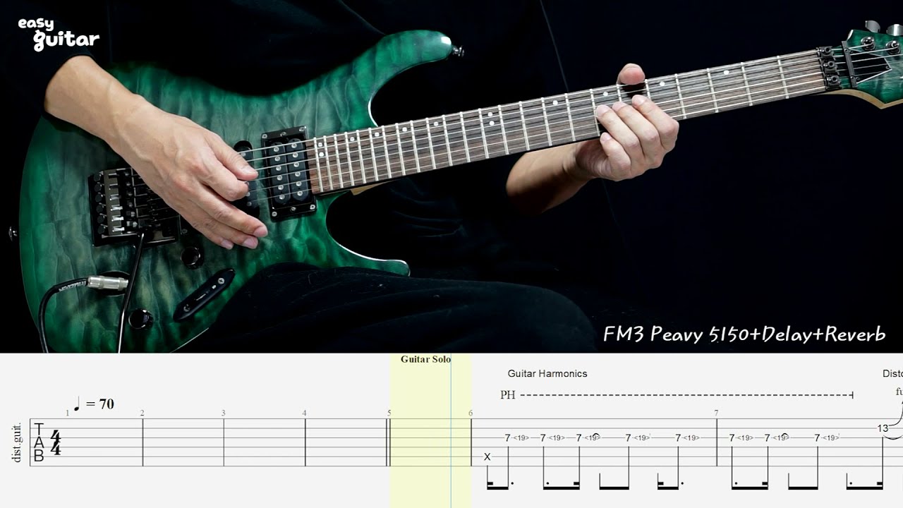 Van halen - Right now Guitar Solo Lesson With Tab(Slow Tempo)