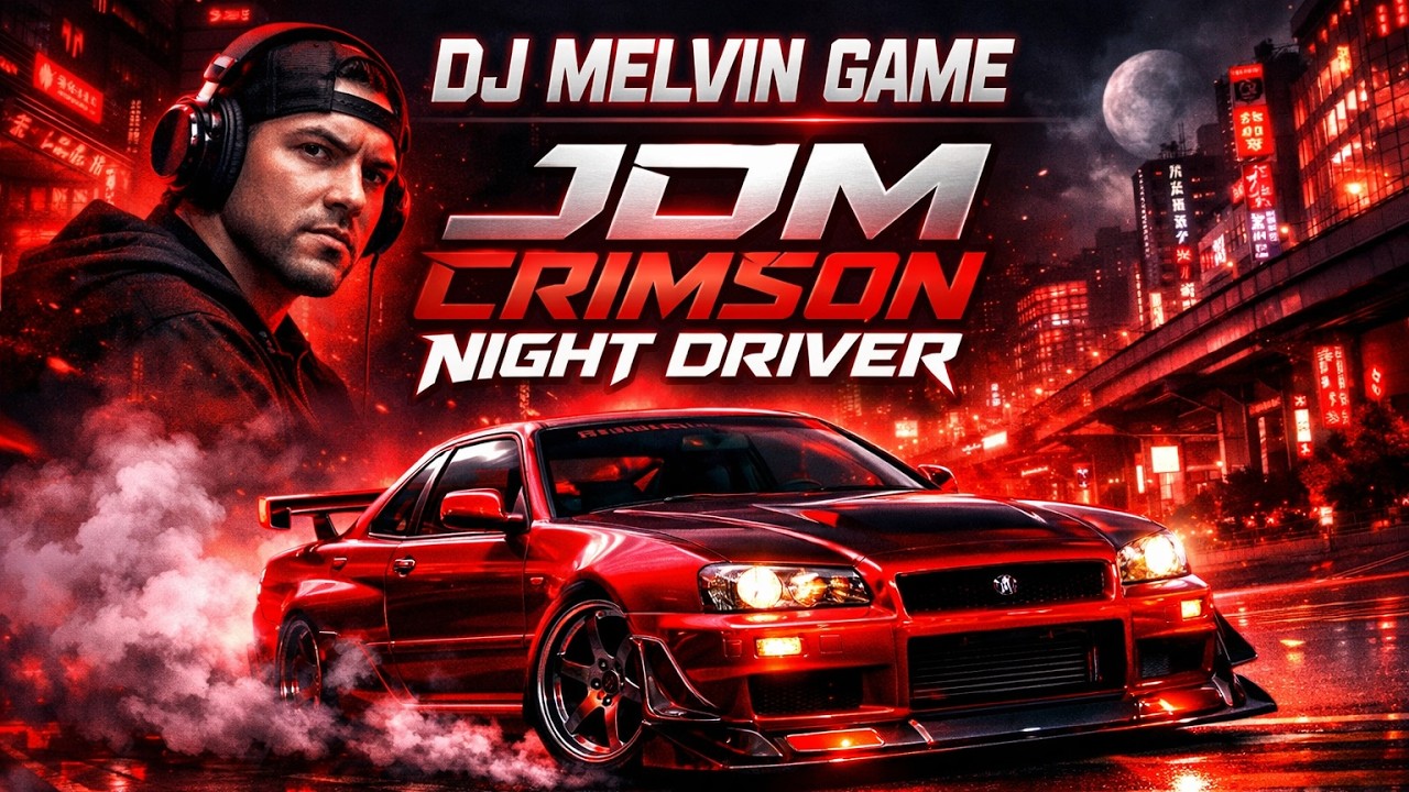 DJ MELVIN GAME X JDM Crimson Night Driver Aggressive Car Music 2026