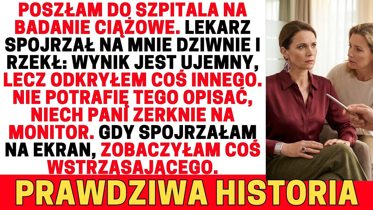 Mój test ciążowy był ujemny, lecz lekarz milcząc pokazał na ekranie szokującą prawdę.