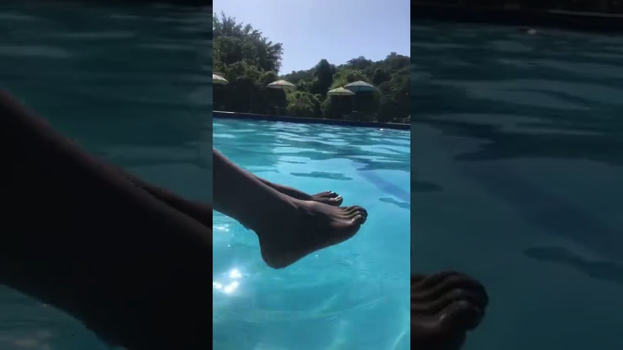 Essa &aacute;gua gelada ningu&eacute;m quer entrar 🤣