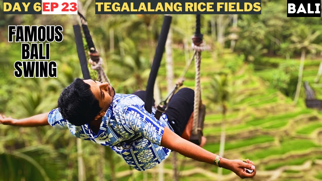 Famous BALI SWING | Day 6 EPISODE 23 | Bali swing #bali #indonesia #ubud #baliswing