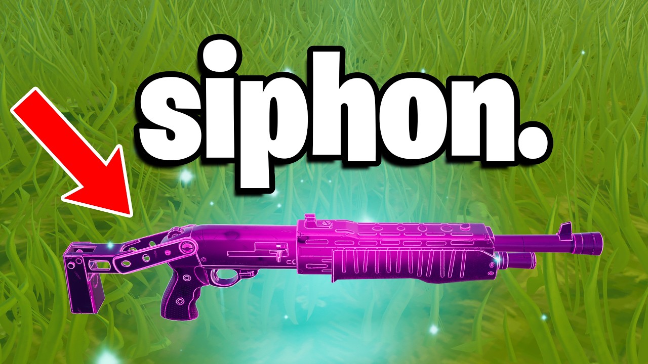 Fortnite's secret *SIPHON* gun...
