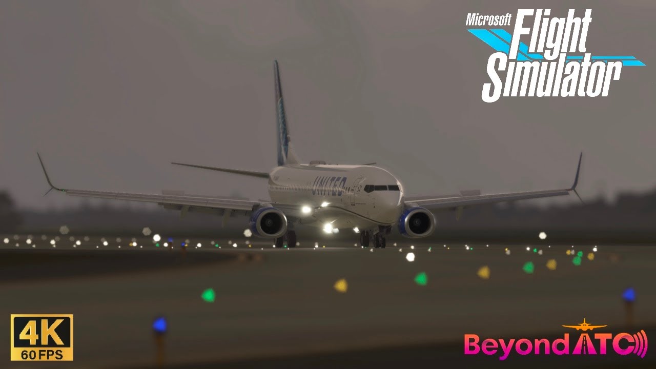 United Airlines 737-900ER | Cancun ✈︎ Houston  | Full Flight | Microsoft Flight Simulator