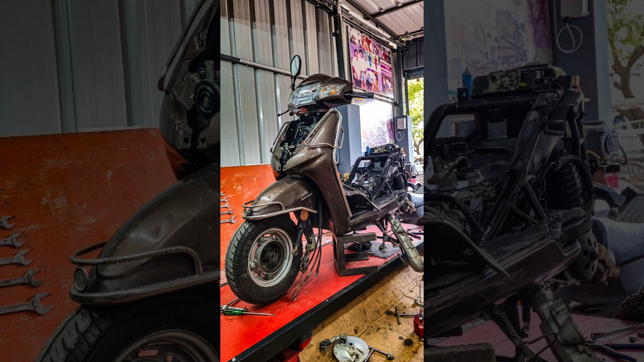 Full Service for Honda Activa✅ Maintenance Tips & Tricks 🛠️ #HondaActiva #ScooterService