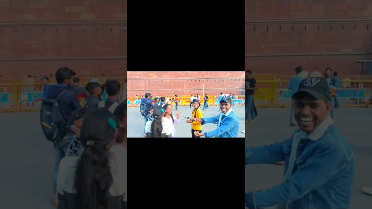 cute girl reaction short #reactionvideo #bestprankvideo #publicreactio #indiagate