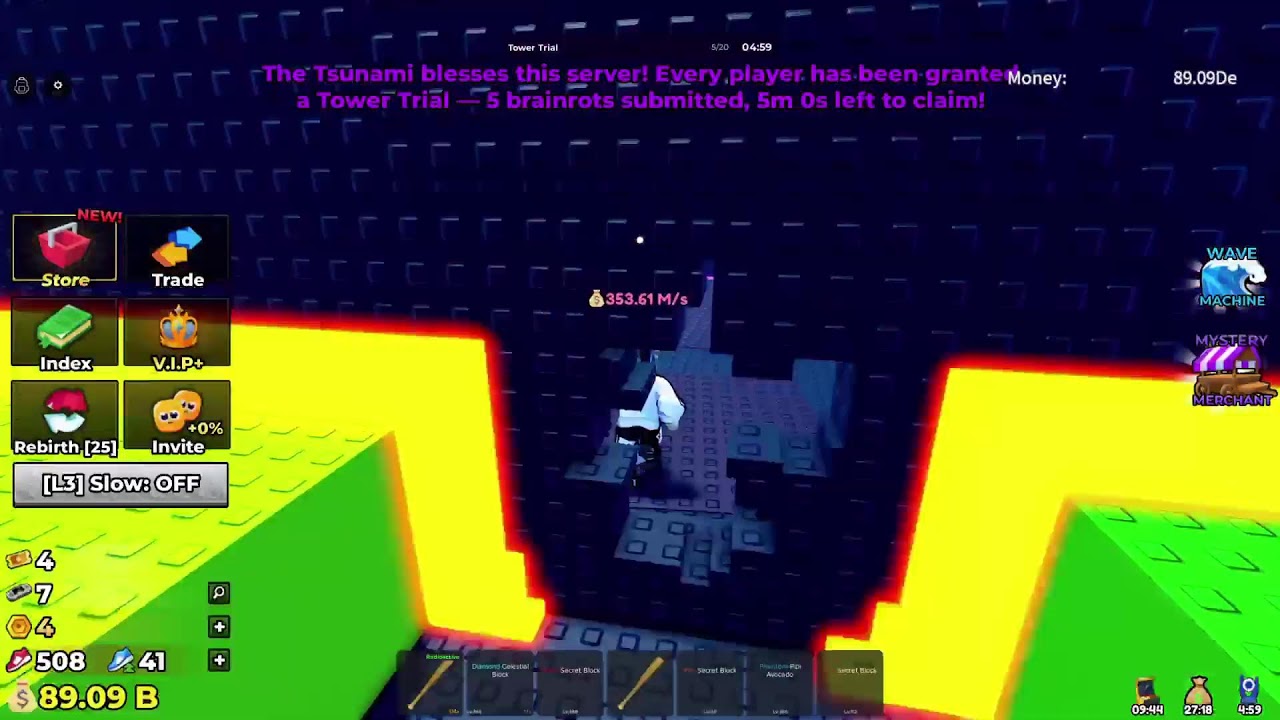 Escape tsunami for brainrot