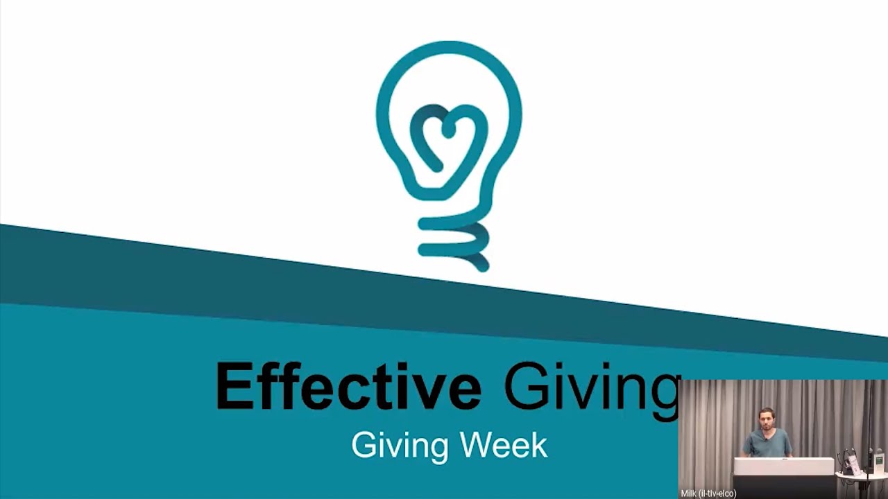 Effective Giving Talk by Sella Nevo in Google's Giving Week