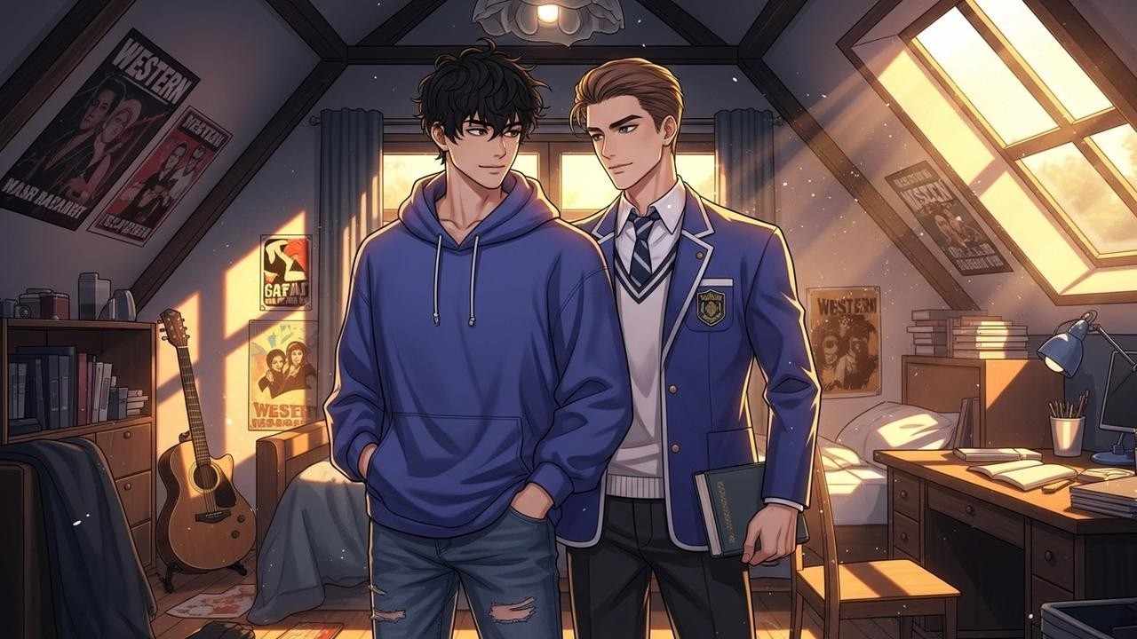 BL Stepbrother Bond; Two teens become stepbrothers, from rivals to companions.