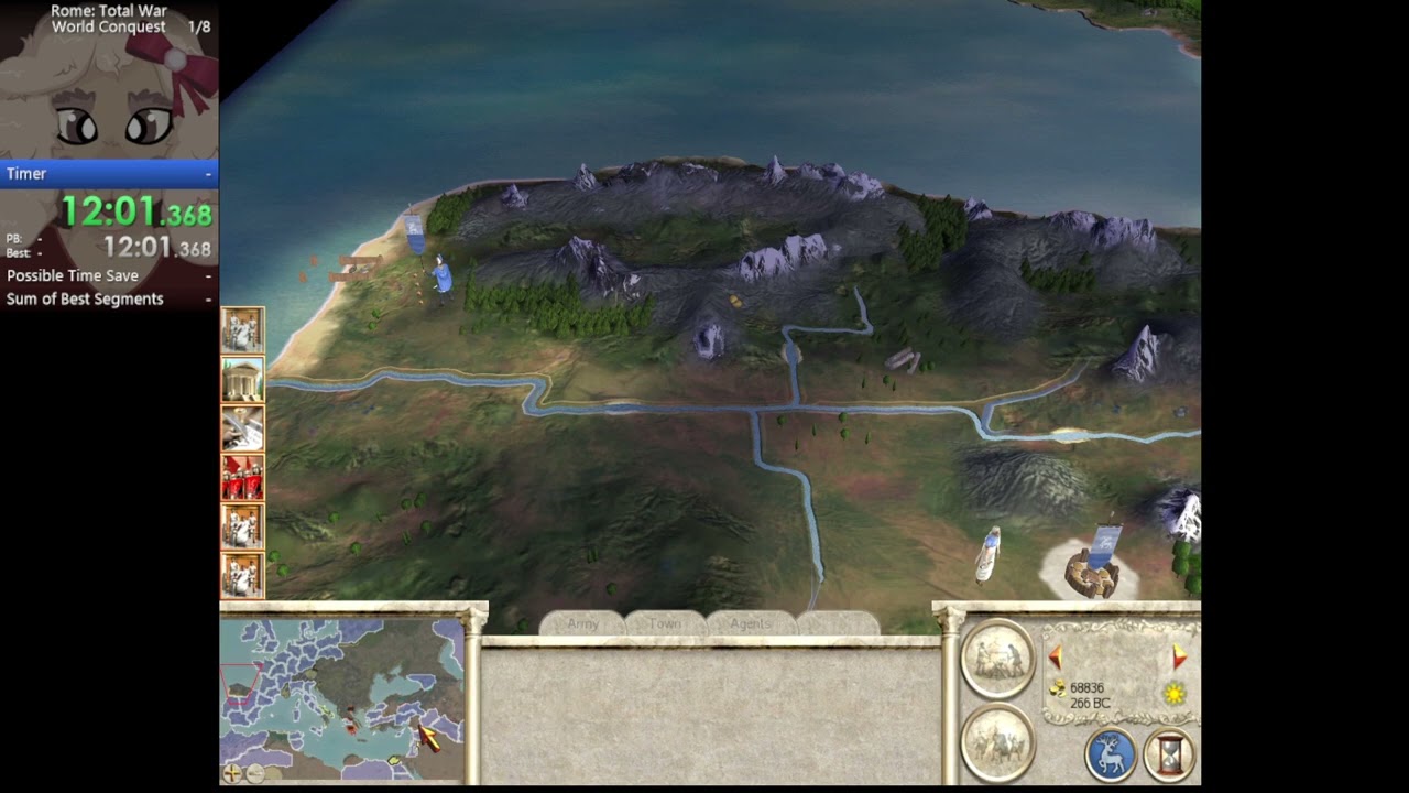 [World Record] Rome Total War World Conquest Speedrun in 28:03