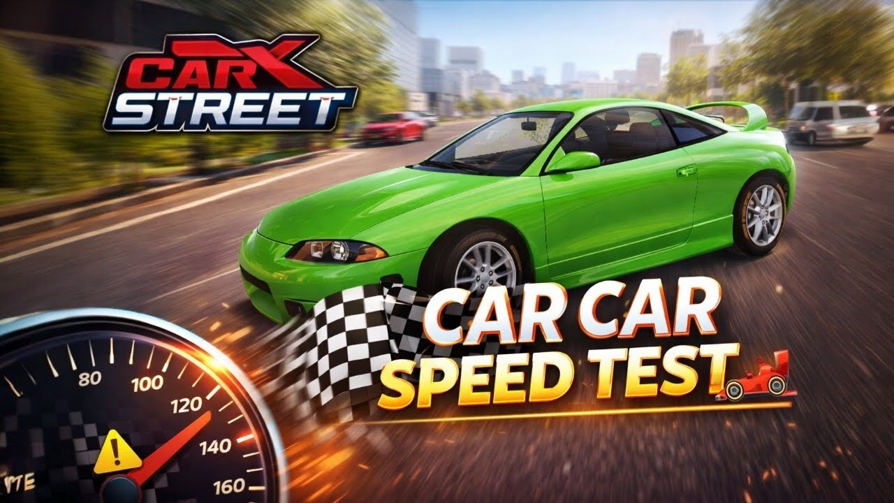 CarX Street | New Car Speed Test 🔥 Top Speed Run No Crash 🚗💨