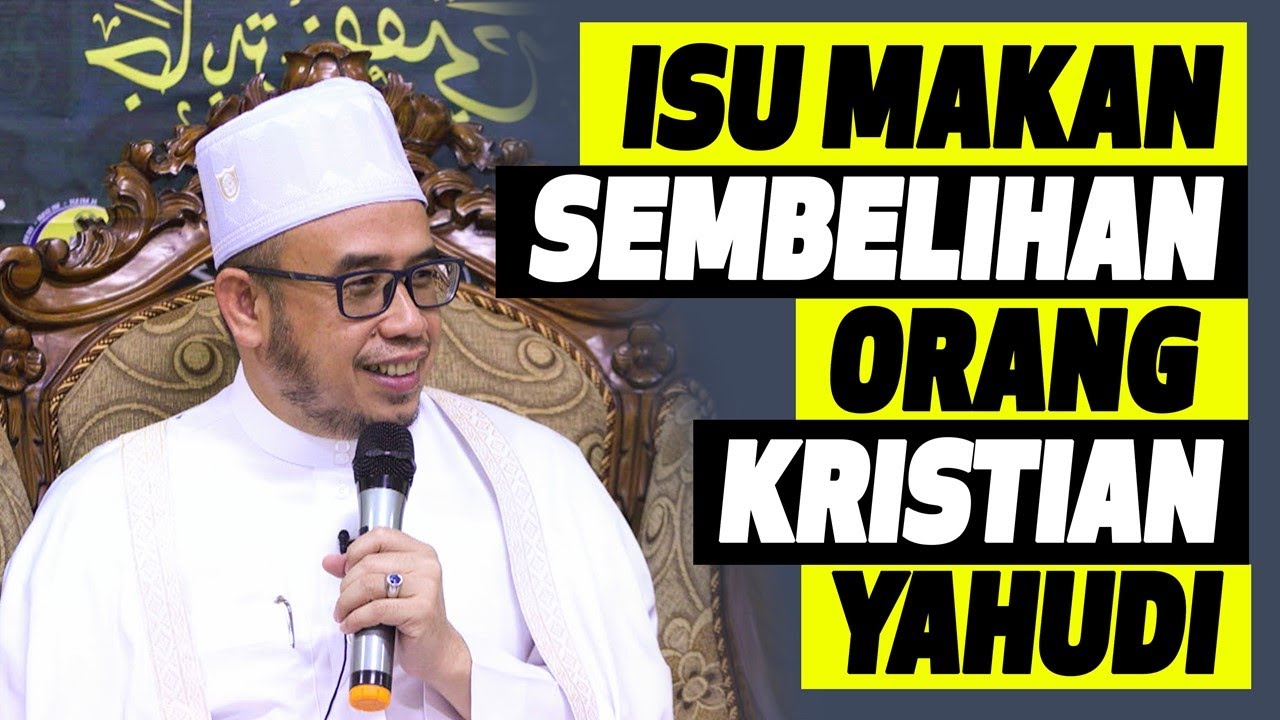 Dr MAZA - Isu Makan Sembelihan Orang Kristian / Yahudi