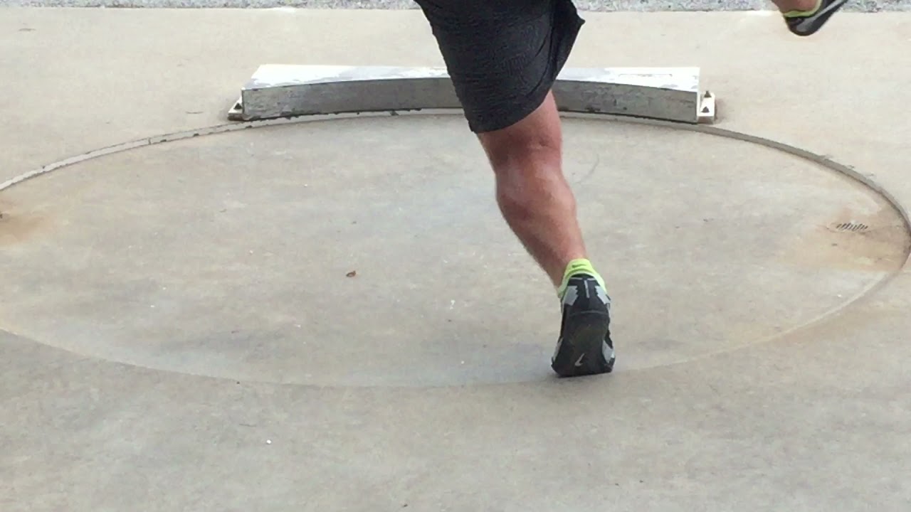 Tom Walsh footwork for shot put
